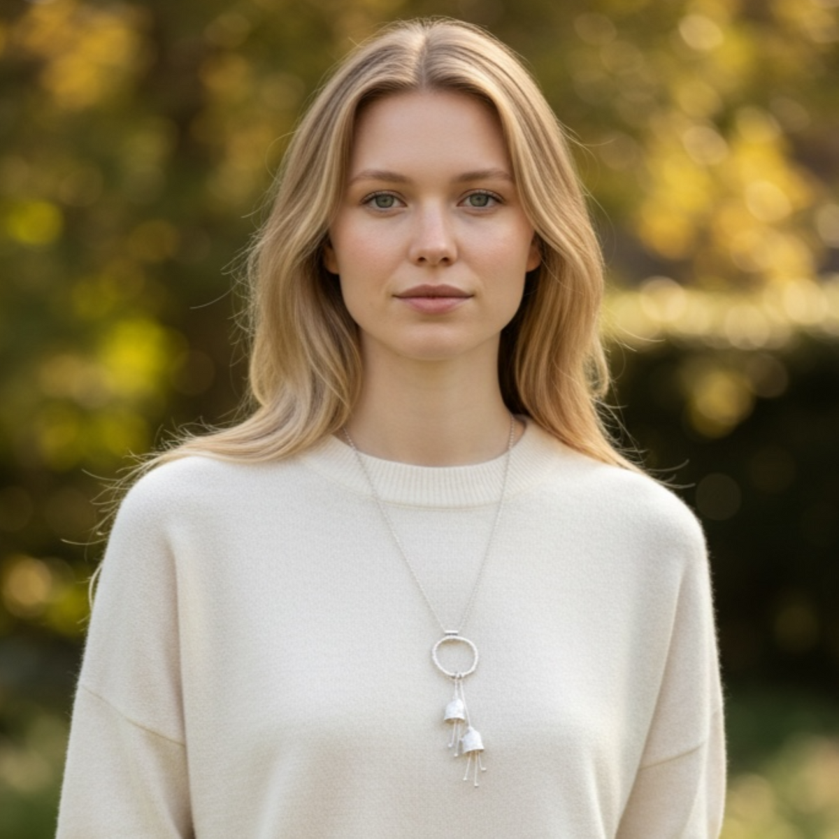 Double Eucalyptus LEU Necklace